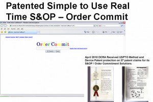 Order commit patent